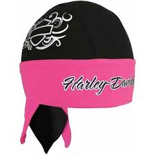 Harley-Davidson Bandeau femmes Noir & rose