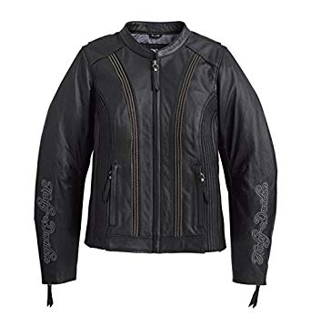 Harley-Davidson nightstorm leather jacket women's black