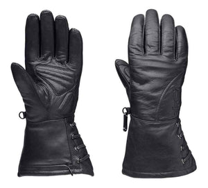 Gant-gantelet Harley-Davidson, noir femme Fallacy