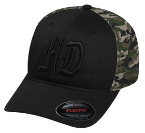 Casquette Harley-Davidson camo colorblock stretch fit homme