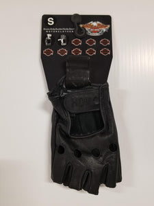 Harley-Davidson open knuckle gloves mens black