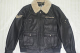 Harley-Davidson squadron leather jacket men's chocolate brown