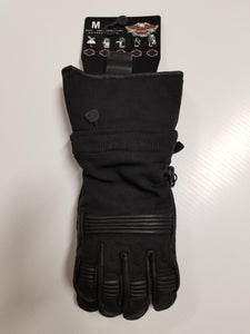 Harley-Davidson teino convertible cuff gloves men's black
