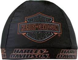 Harley-Davidson OBS skull cap, strong H-D black