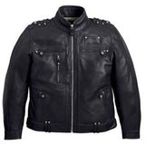 Harley-Davidson valor leather jacket men's black