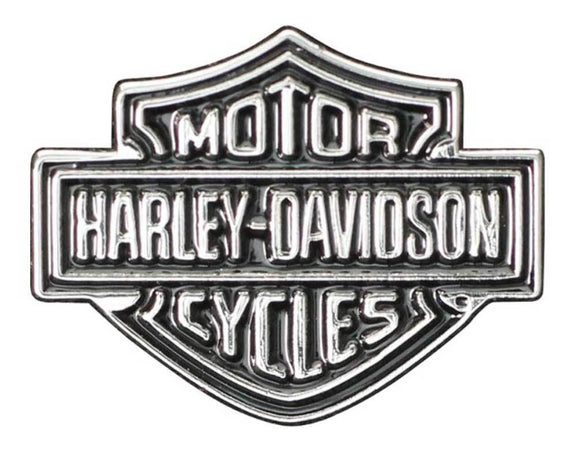 Harley-Davidson pin B7S lapel, nickel plated 2D die cast