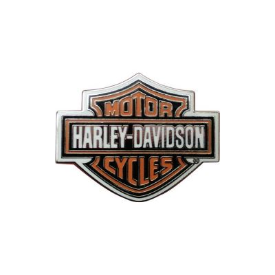 Harley-Davidson pin bar & shield, silver finish cloisonne flat