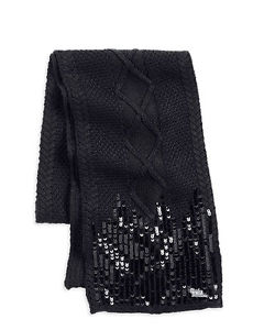 Harley-Davidson scarf-knit, W/Sequin women's black