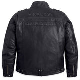 Harley-Davidson valor leather jacket men's black