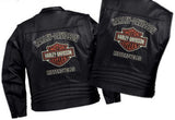 Harley-Davidson brawler veste en cuir hommes noir