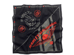 Harley-Davidson bandana-skull hommes noir