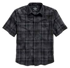 Harley-Davidson shirt-S/S, PLD men's plaid