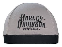 Harley-Davidson skull cap, harley life, gray & black