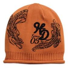 Harley-Davidson cap-knit depuis le 03 septembre del/femmes A/orange