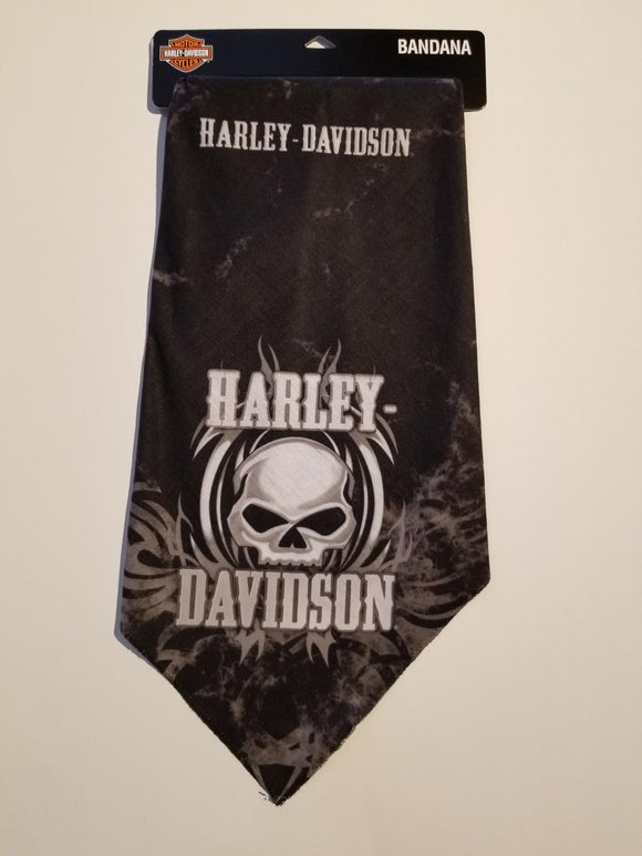 Bandana Harley-Davidson  noir sublimé