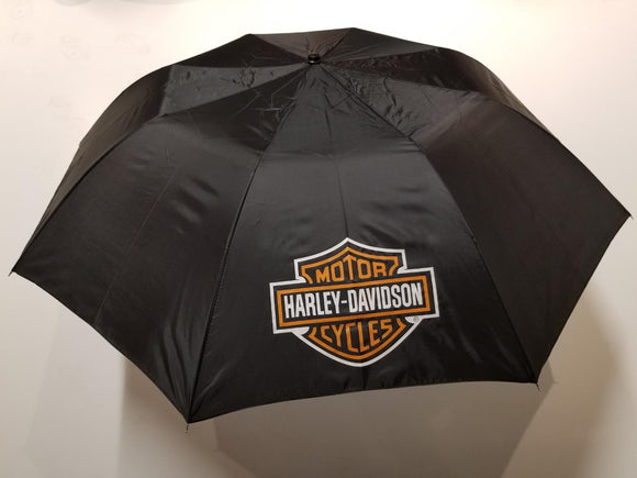 Harley-Davidson umbrella ,retactable, bar & shield black