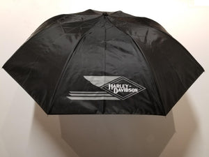 Harley-Davidson umbrella,block H-D name retractable black