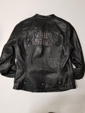 Harley-Davidson shadow valley leather jacket women's black