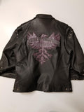 Harley-Davidson vamp leather jacket women's black
