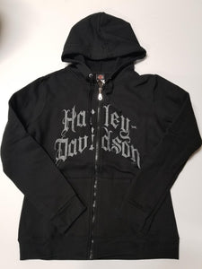 Harley-Davidson name curve zip HD SWT black