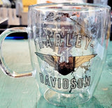 Tasse à café transparente Harley-Davidson