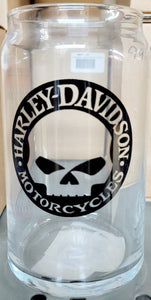 Canette de verre-soda Harley-Davidson
