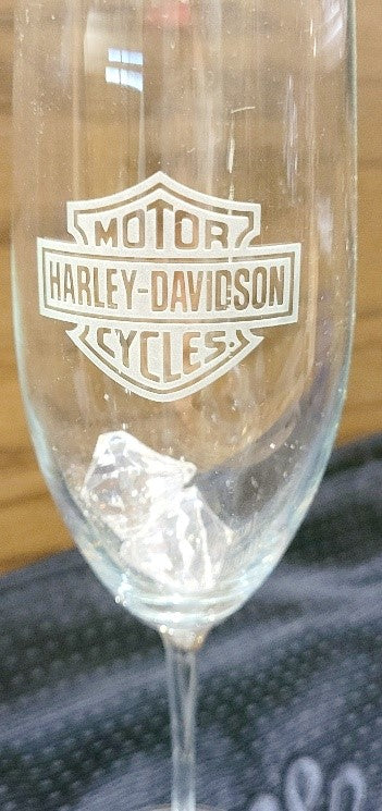 Flutte à champagne Harley-Davidson